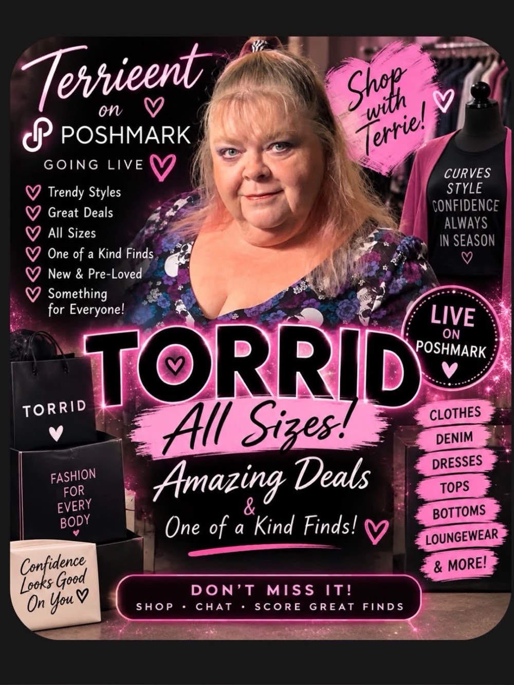 like this listing to be notified. Torrid/gothy shows randomly